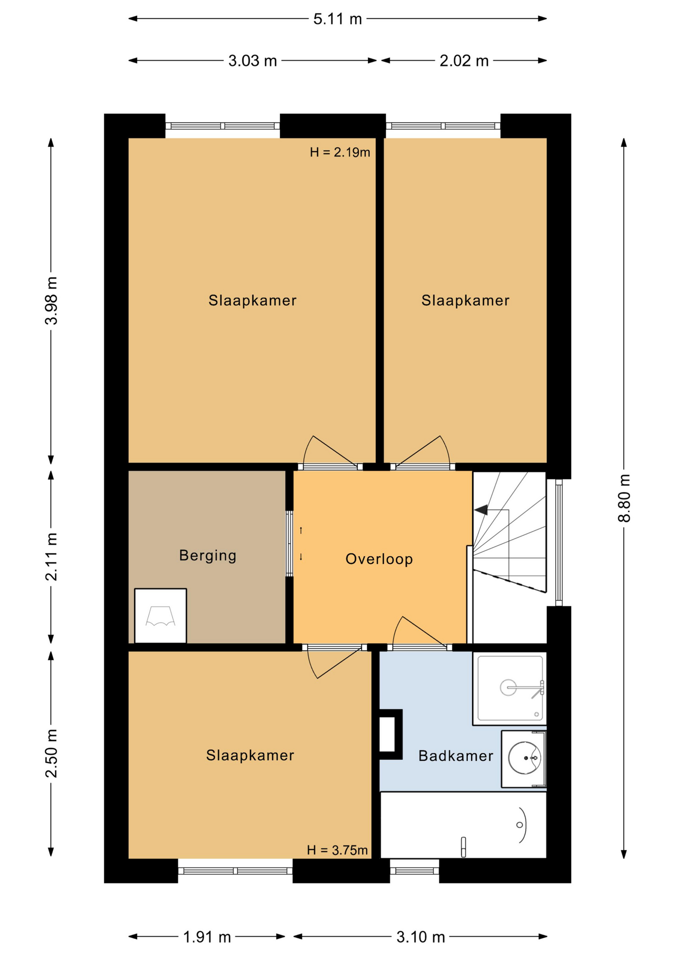 Haringvlietlaan 28 - 8226 EP - lelystad-plattegrond-2